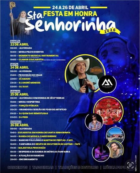 Festividades em Honra de Santa Senhorinha